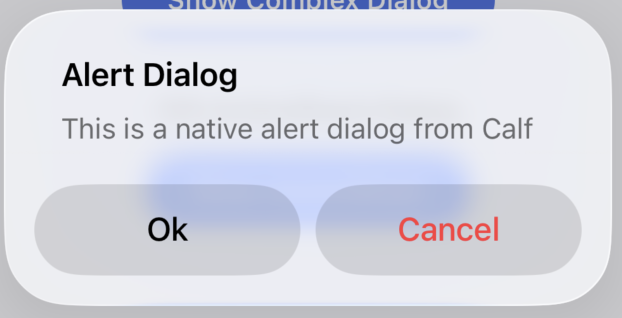 Alert Dialog Liquid Glass