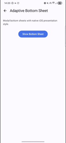 Bottom Sheet Android