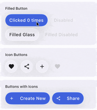 AdaptiveIconButton Liquid Glass