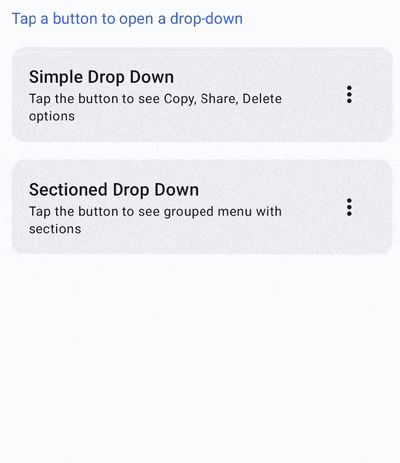 AdaptiveDropdownMenu Material